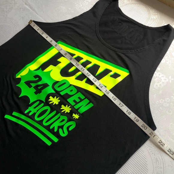 Zumba Fitness Black Tank-Top Shirt Women’s Size L Logo Printed Activewear Dance - Picture 10 of 16